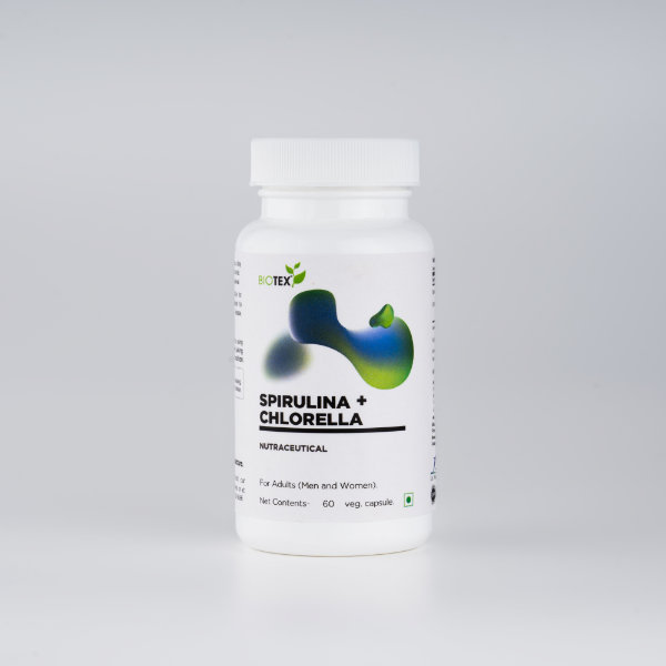 An image of Biotex's Spirulina + Chlorella